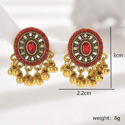 Bohemia Style Holiday Zinc Alloy Tassel Dangle Earrings for Women NF2568-1-1