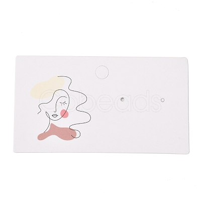 Rectangle Cardboard Earring Display Cards CDIS-P004-03-1-1