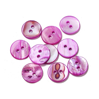 Freshwater Shell Buttons SHEL-C005-01B-02-1