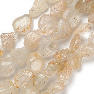 Natural White Topaz Beads Strands G-C027-01-1