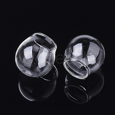 Handmade One Hole Blown Glass Globe Ball Bottles BLOW-T001-30A-1