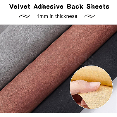 Self-adhesive PU Leather AJEW-WH0152-33B-1