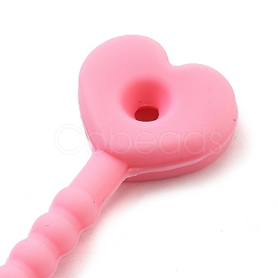 Heart Silicone Cable Ties SIL-T057-01I-1