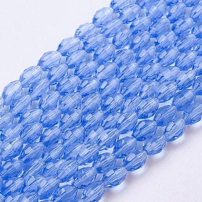 Glass Beads Strands GC891Y-6-1