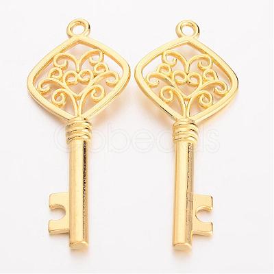 Tibetan Style Alloy Big Pendants EBB044Y-G-1