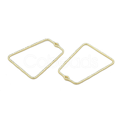 Alloy Open Back Bezel Pendants PALLOY-T085-04LG-1