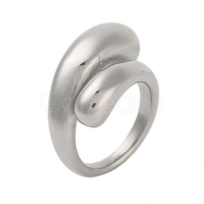 Non-Tarnish 304 Stainless Steel Rings for Women RJEW-K270-05D-P-1