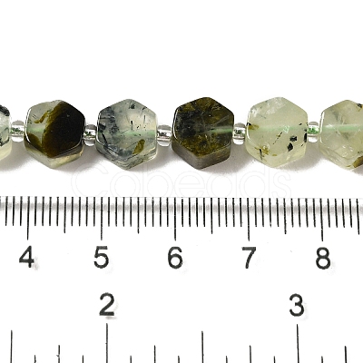 Natural Prehnite Beads Strands G-P534-A01-02-1