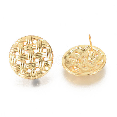 Alloy Stud Earring Findings PALLOY-R134-08-RS-1