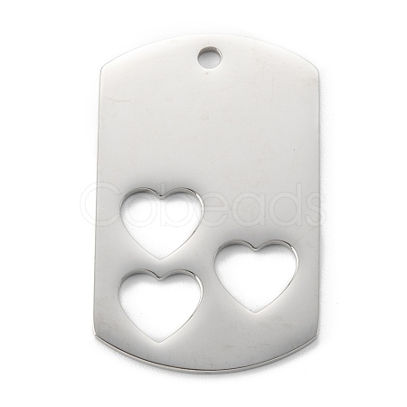 304 Stainless Steel Pendants STAS-G251-04A-P-1