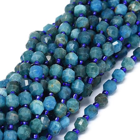 Natural Apatite Beads Strands G-O201B-04-1
