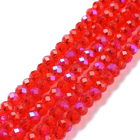 Electroplate Glass Beads Strands EGLA-A034-T4mm-L05-1