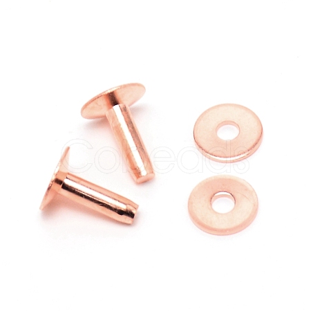 Brass Studs Rivets FIND-WH0091-82B-1