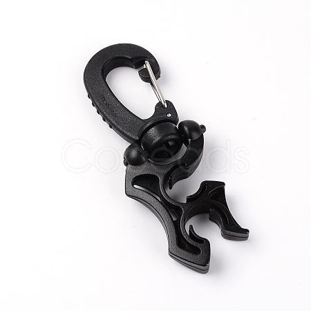 Nylon Scuba Diving Double Hose Holder with Clip TOOL-WH0132-59B-1