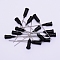 Stainless Steel Dispensing Needles, Plastic Interface, Black, 55.5x7.5mm, Hole: 4.5mm, Pin: 1.04mm, inner diameter: 0.72mm