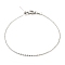 Non-Tarnish 304 Stainless Steel Add a Bead Adjustable Texture Cable Chains Bracelets for Women, Stainless Steel Color, 21.4x0.2cm