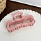 Platsic Claw Hair Clips, Hair Accessories for Women & Girls, Pink, 97x55x39mm