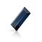 Preciosa&reg MAXIMA Crystal Fancy Stones, Czech Crystal, 435 26 212 Baguette, Dura Foiling, Dark Indigo, 7x3mm