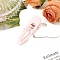 Teardrop Alligator Hair Clips, Hair Accessories for Women Girls, Misty Rose, 55mm