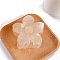 PVC Claw Hair Clips, Flower, PapayaWhip, 76x74x65mm