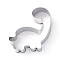 Non-Tarnish Stainless Steel DIY Dinosaur Cookies Cutters, DIY Biscuit Baking Tool, Shunosaurus, Stainless Steel Color, 71x70x25mm