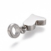 304 Stainless Steel Charms STAS-F259-025P-3