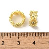 Rack Plating Brass Beads KK-B088-01C-03G-3