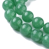 1 Strand Natural Green Aventurine Beads Strands G-YW0001-34-2