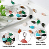 Fashewelry 24pcs 12 Styles Natural & Synthetic Gemstone Pendants G-FW0001-33-14