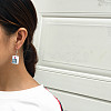 Acrylic Dangle Earrings EJEW-WH0046-01-8