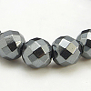Valentines Day Gifts for Him Non-magnetic Synthetic Hematite Bracelets X-BJEW-D088-13-2