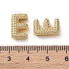 Rack Plating Brass Micro Pave Cubic Zirconia Slide Charms KK-C084-34G-E-3