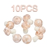 10Pcs Mushroom Handmade Lampwork Beads LAMP-YW0001-08C-3