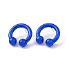 Ring Acrylic Stud Earrings EJEW-P251-28-2