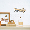 Laser Cut Unfinished Basswood Wall Decoration WOOD-WH0113-092-7