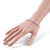 Glass Round Beaded Stretch Bracelet for Women BJEW-JB07911-05-3