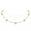 Imitated Pearl Acrylic Beads Necklace NJEW-JN04938-1