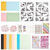 Globleland DIY Scrapbook Making Kits DIY-GL0006-04-1