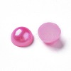 ABS Plastic Imitation Pearl Cabochons SACR-S738-8mm-Z6-2
