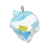 Ocean Theme Transparent Resin Cartoon Pendants CRES-F024-01E-2