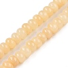 Natural Yellow Jade Beads Strands G-T138-74B-4