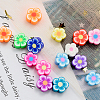 Handmade Polymer Clay Flower Plum Blossom Beads CLAY-CJ0001-09-3