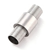 304 Stainless Steel Magnetic Clasps with Glue-in Ends STAS-M297-05P-1
