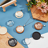 Nbeads DIY Blank Dome Flat Round Pendant Necklace Making Kit DIY-NB0007-89-4