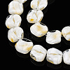 Handmade Milleflori Glass Beads Strands LAMP-M018-01A-09-3