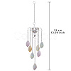 Glass Leaf Pendant Decoration PW-WG37022-06-1