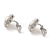Alloy Clip-on Earring Findings FIND-L015-010P-2