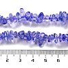 Transparent Crackle Glass Beads Strands GLAA-U004-01N-4