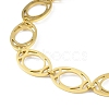 Ion Plating(IP) 304 Stainless Steel Horse Eye Link Bracelet for Women BJEW-K254-11A-G-2