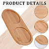 Bamboo Cup Tray AJEW-WH0348-30A-6